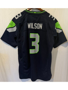 Wilson #3 Seattle Seahawks Nike NFL Football On Field Jersey - XL (18-20)